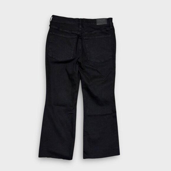 NWT Madewell Kick Out Crop Jeans 30P Black NEW Fits Small 25.5" Inseam - Picture 4 of 9
